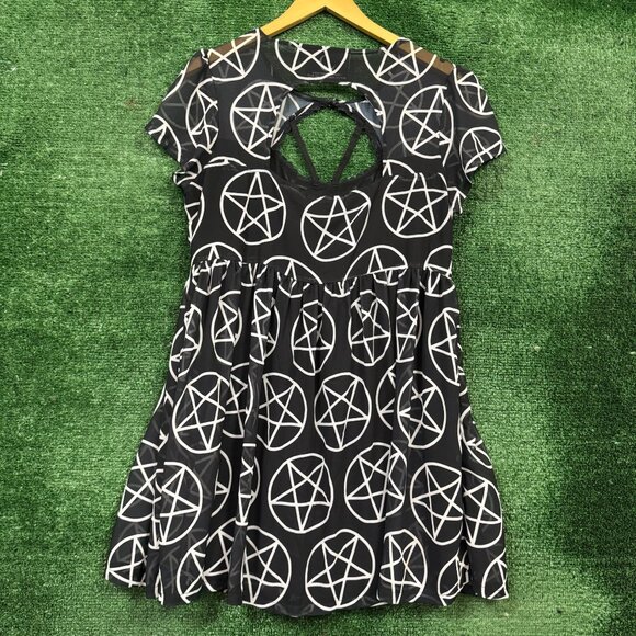 Killstar Pentagram Mini dress size 2XL - Picture 6 of 6